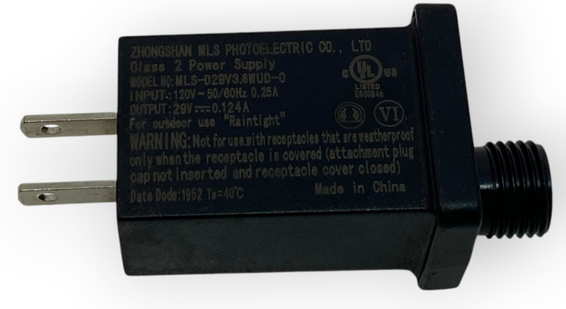 🍉 Zhongshan Class 2 Power Supply Model MLS-D29V3.6WUD-0 29V 0.124A WORKS EUC R2
