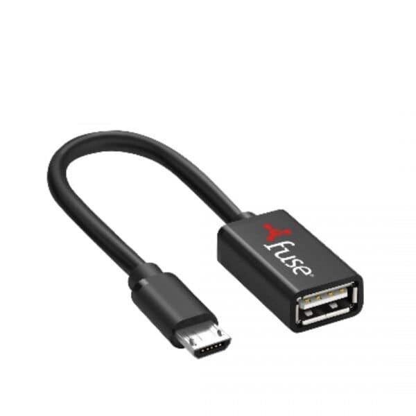 Fuse Micro USB OTG Adapter Micro USB to USB-A Female USB 6Inch