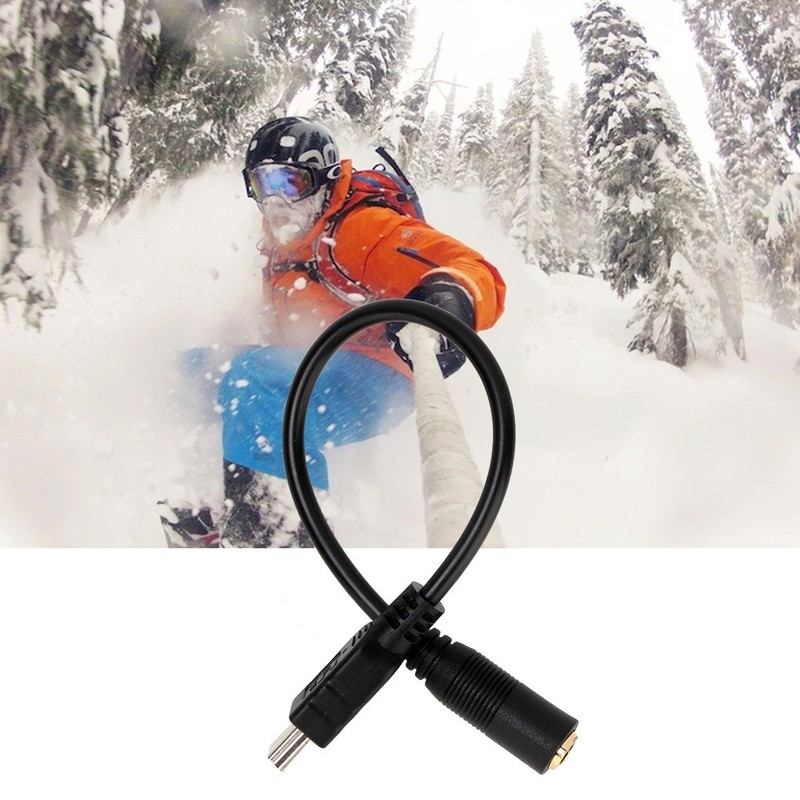 Mini USB To 3.5mm Three Pole Audio Jack Microphone Adapter Cable For gallery