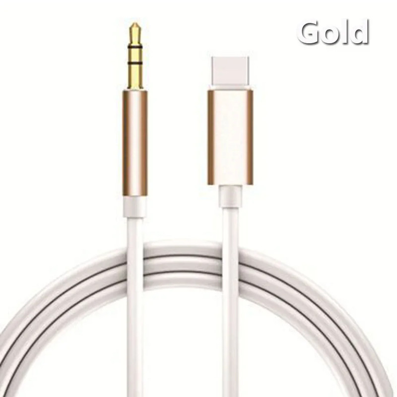 USB Type C to 3.5 MM Jack AUX Cable DAC Type-C Audio Kabel for Car Speaker Headp gallery