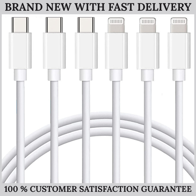 Fast Charger Cable Type USB C PD Cord to For iPhone 14 13 12 11 Pro Max XR lot