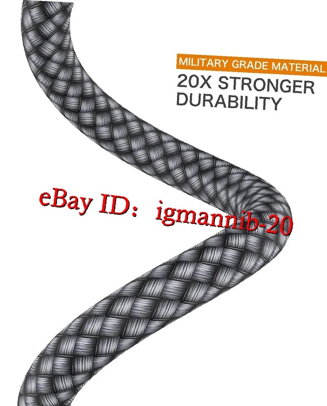 SHORT USB C CABLE 0.5FT 2-PACK FAST CHARGING NYLON BRAIDED FOR IPHONE 15/16 SAMS gallery