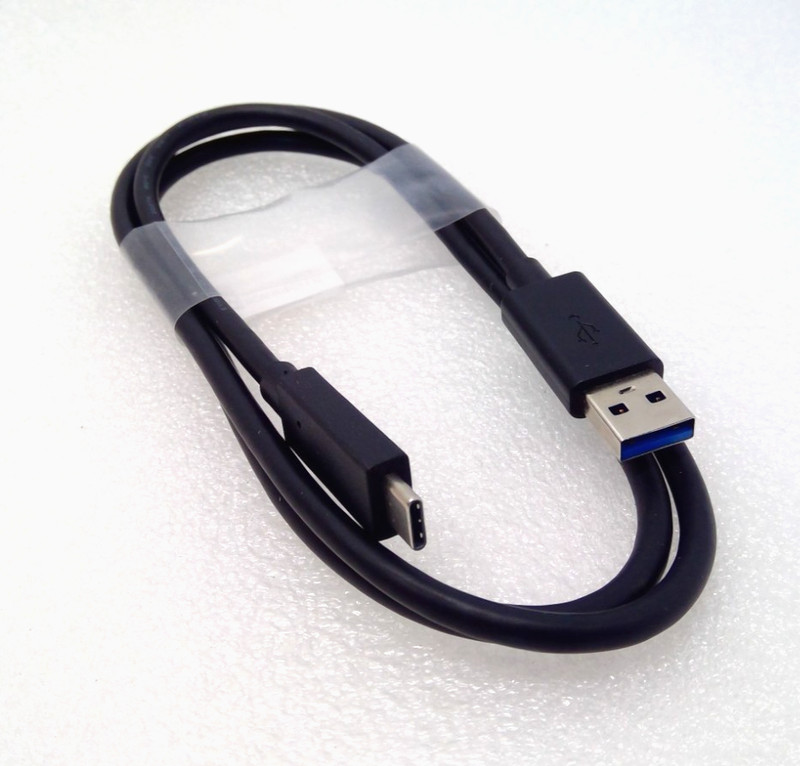 LOT OF 10 DELL SUPER HIGH SPEED USB-C to USB-A 3.1 CABLE E118077-D 3 FT CABLE gallery