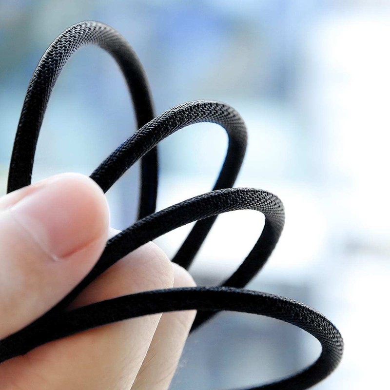 Baseus 5M 3A Fast Charge Type-C to USB Braided Charging Data Cable QC 3.0 16 FT gallery
