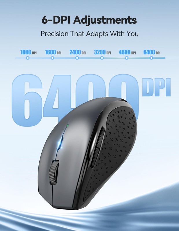 TECKNET Wireless Mouse Rechargeable,Mouse for Laptop Computer,2.4G USB Comput... gallery