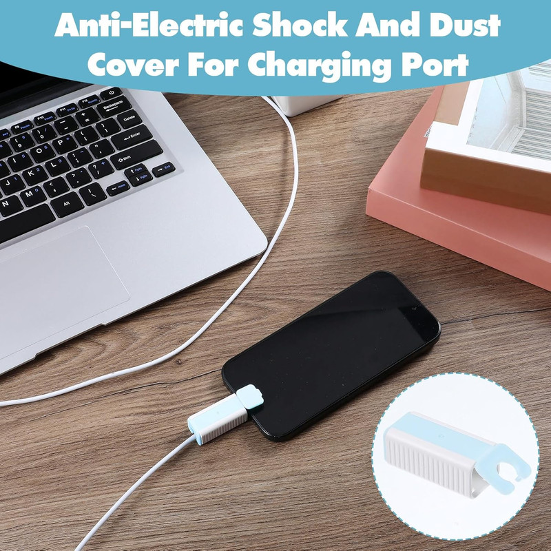 Yuanchu 10Pcs Baby Proof Charger Cord Protectors, Childproof USB Charger Cords C gallery