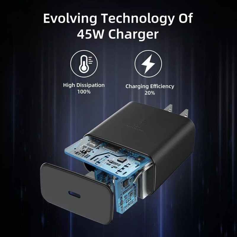 45W Fast Charging Type-C Charger Adapter For SONY Xperia 5 3 10 gallery