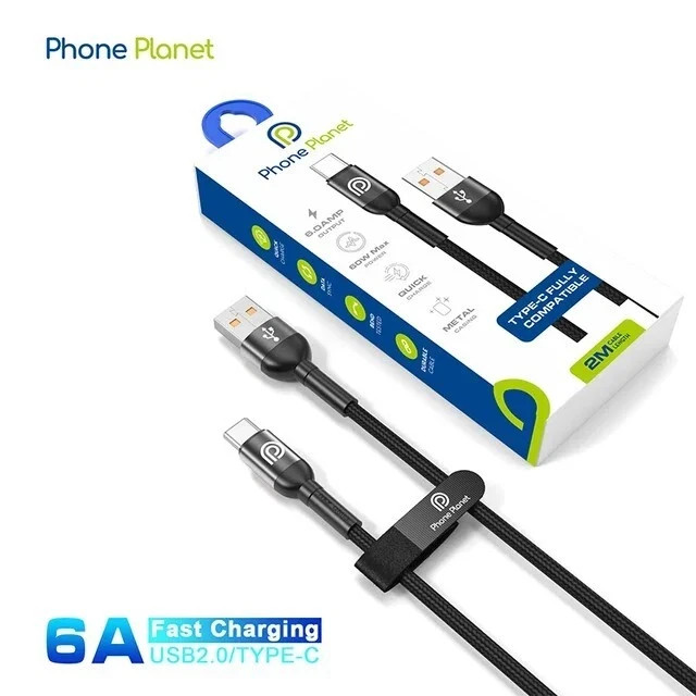USB C Charging Cable 6 Amp - Android, Samsung, IPhone, Smartphone, Tablet gallery