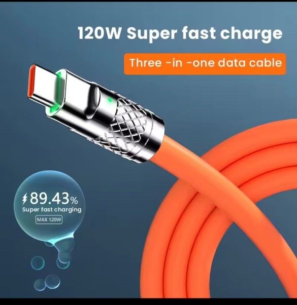 3 in 1 Fast Charging Cable Cell Phone Charger Cord For iPhone Type C Micro USB gallery