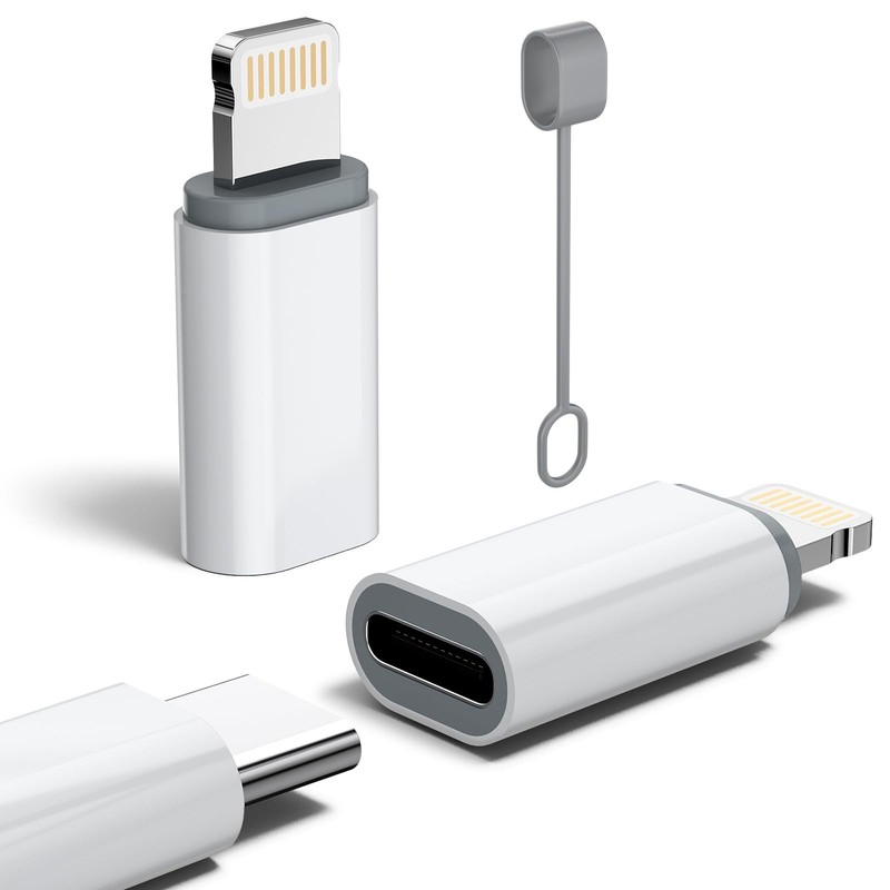 MFi Certified 27W USB C to Lightning Adapter (2 Pack) – Fast Charging Data Sy…