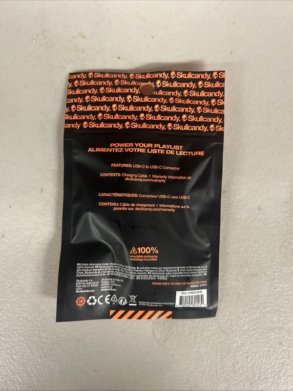 Skullcandy USB-C Cable 1.6Ft 15W Charging NEW SEALED gallery