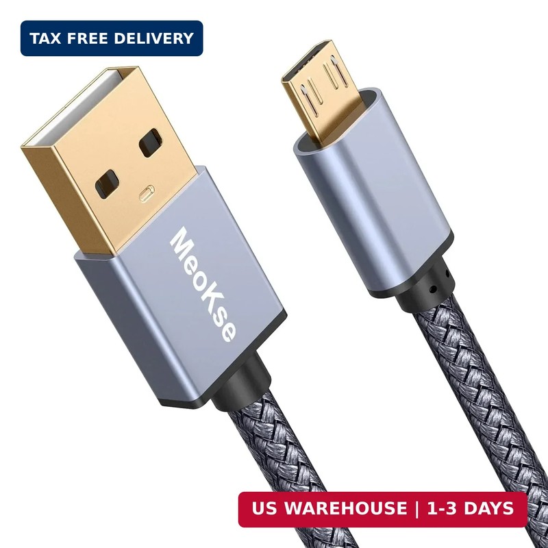 Meokse Micro USB Cable 20FT/6M,USB Micro Cord Android Charger Cable,USB Micro Ca