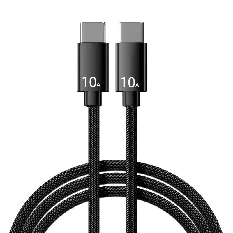 120W 10A Fast Charger PD Dual USB C To Type C Charging Cable High-speed Data Tra