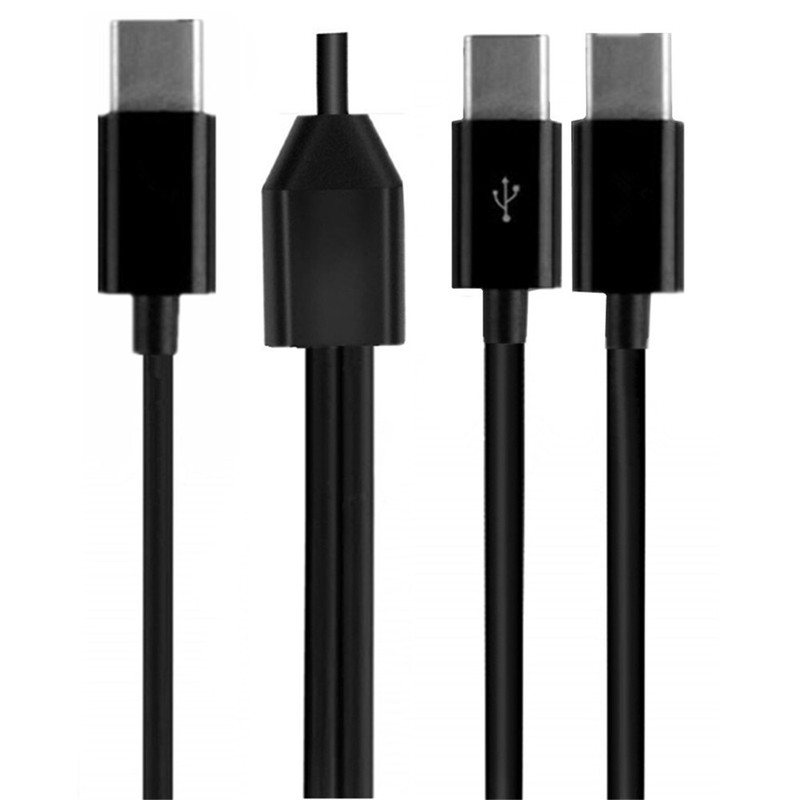 Type-C Male To USB C 2/3/4/6 Male Splitter Data Sync and Charge Connector Cable