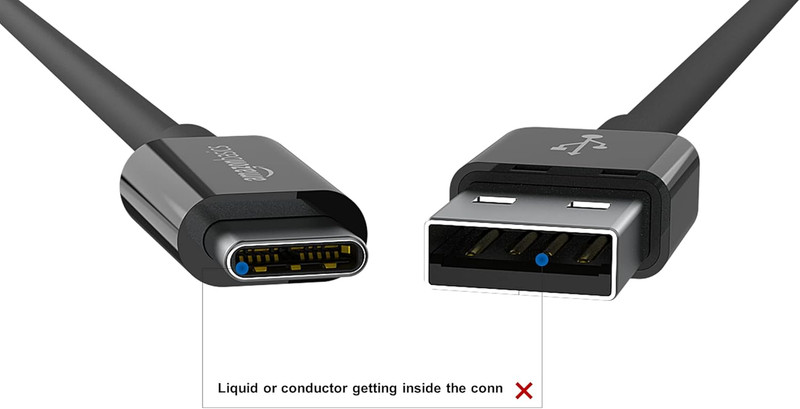USB-C to USB-A 2.0 Male Cable - 3 Feet (0.9 Meters) - Black, 24 Pack of 5, 120 C gallery