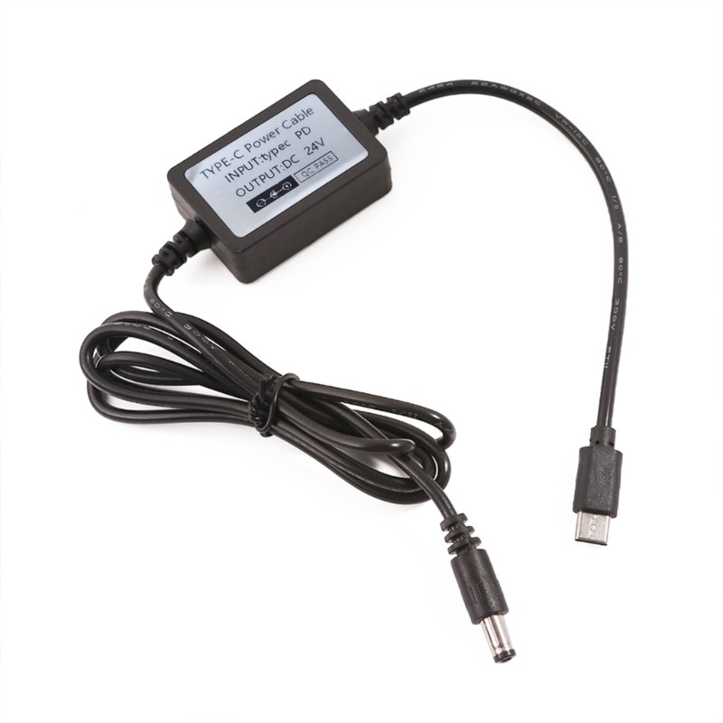 Type C to DC 5.5x2.1mm Power Cable Barrel Jack Center Pin Positive Charger Cord gallery