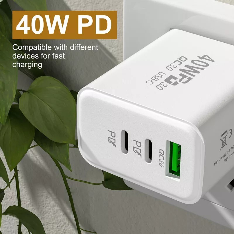 5 Sets USB-C Fast Charger For iPhone 15 14 13 12 11 Pro Max XS XR & Type C Cable gallery