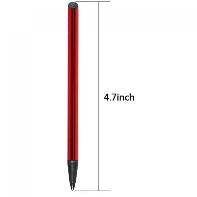 For iPhone XS SE 11 12 13 Pro Max - RED STYLUS CAPACITIVE AND RESISTIVE PEN gallery