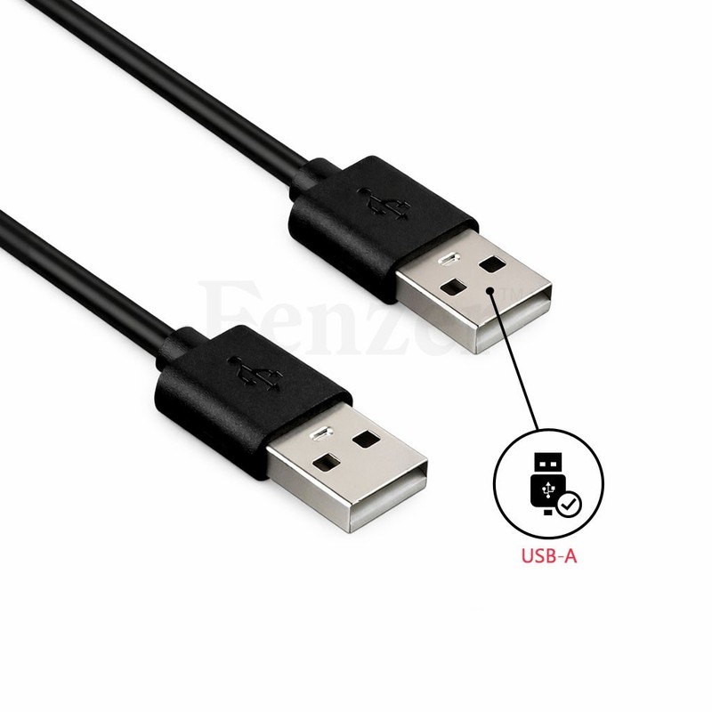 5-Pack USB 2.0 Cable Type A Male to A Male High-Speed Data Transfer Charger Cord gallery
