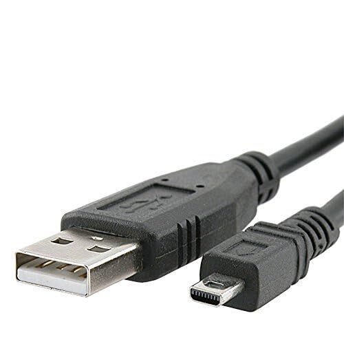 Black Usb 2.0 A To 8pin Mini B Cable W/ferrite 1m / 3ft For Digital Camera Mp3 O gallery