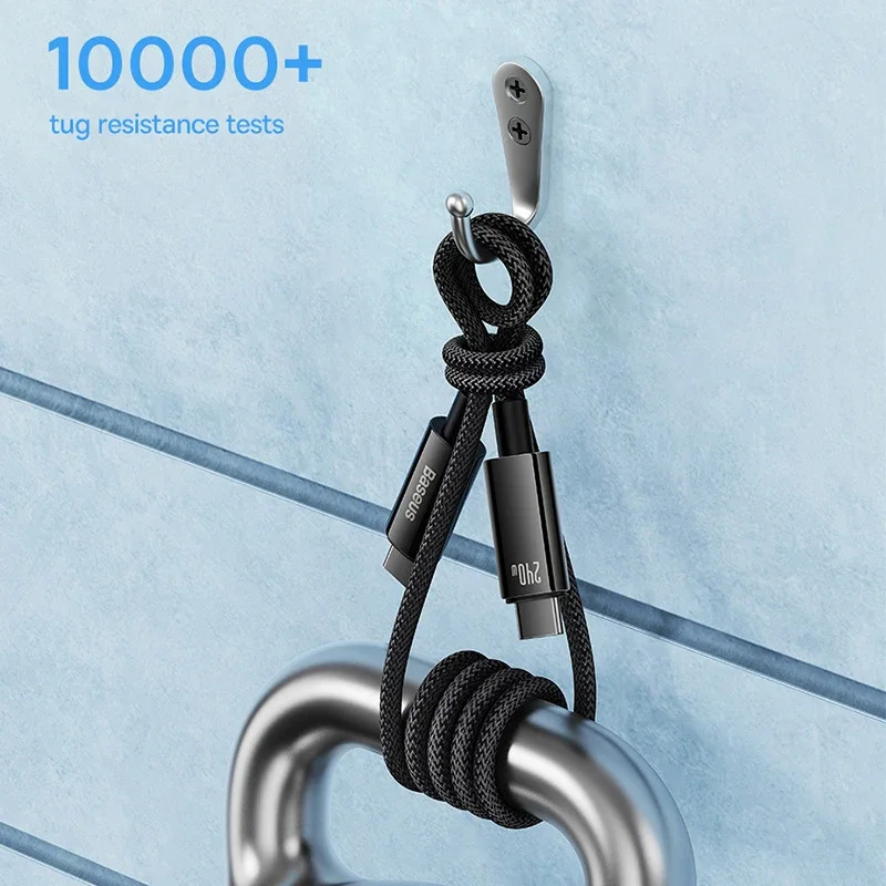 240W USB-C Fast Charging Cable for iPhone 17 MacBook Samsung Xiaomi gallery