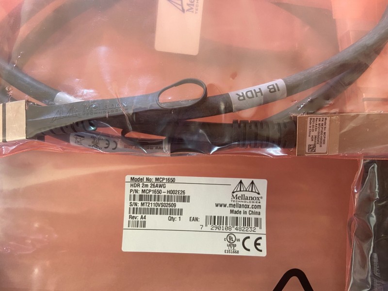1 PCS For Mellanox MCP1650-H002E26 Network Cable Free shipping by fedex gallery