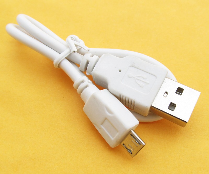 100x White 30cm Micro USB PC Power Charge Cable for Mobile Cell Phone Universal gallery