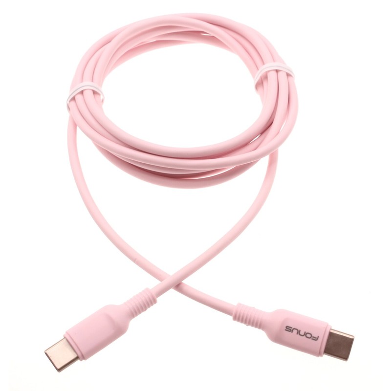 For Galaxy S20/S21/S23/FE USB-C to Type-C Pink 6ft Long Cable PD Fast Charger