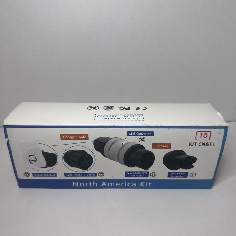 Tesla to J1772 Adapter and J1772 to NACS Adapter Kit 48A Max EV Charging gallery