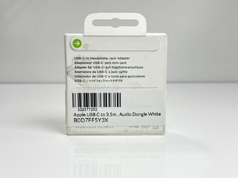 Apple USB C to 3.5mm Headphone Jack Adapter Audio Dongle White gallery