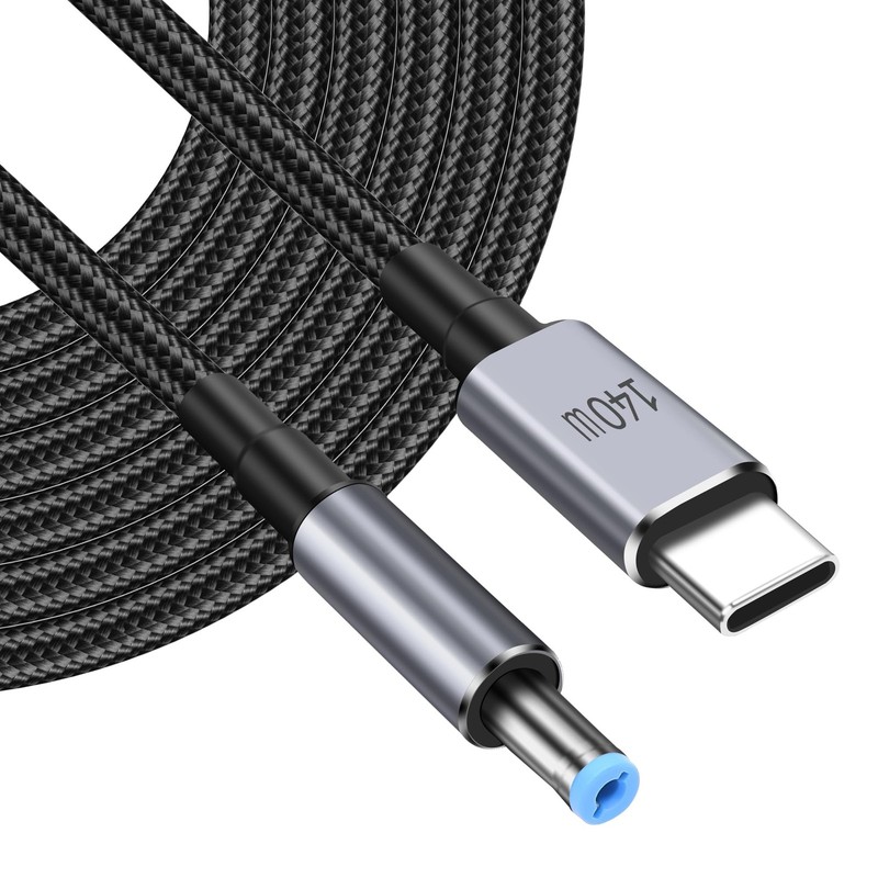 USB C To DC 5.5mm x 2.1mm Power Cable Quick Charging PD 140W 7A 1.8M Cord gallery