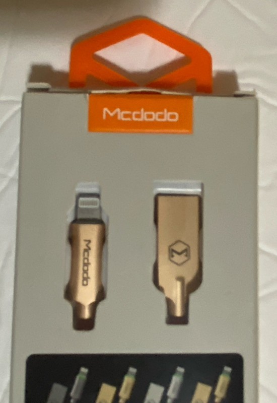Mcdodo Auto Disconnect Data Cable2.4A Fast Charge ZincAlloy Braided MicroUSB-New gallery