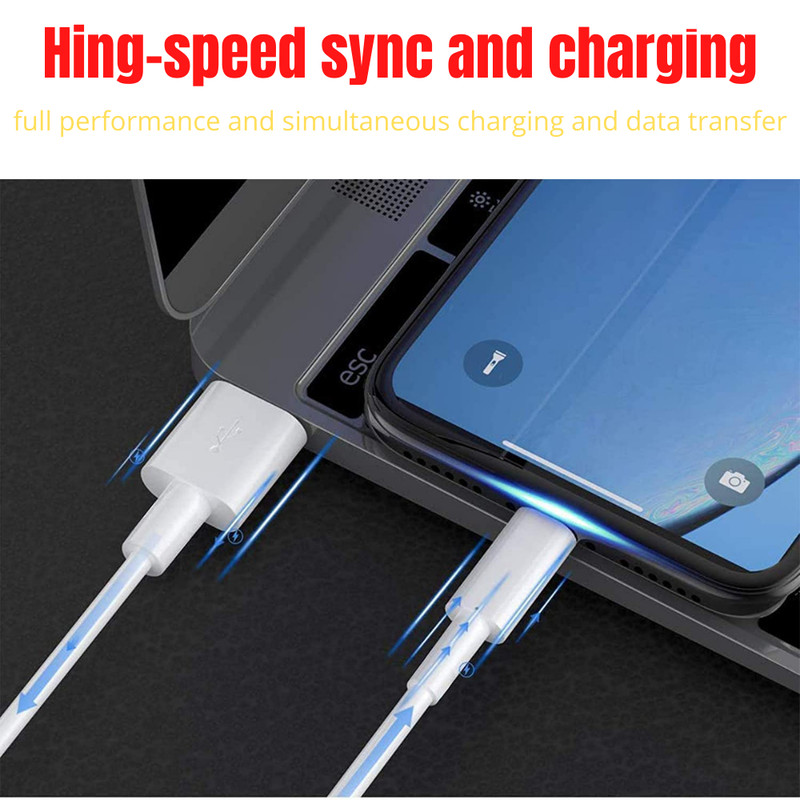 Lot Phone Cable Data Sync Cord For iPhone 12 11 XS Max X XR 8 6 SE iPad Charger gallery
