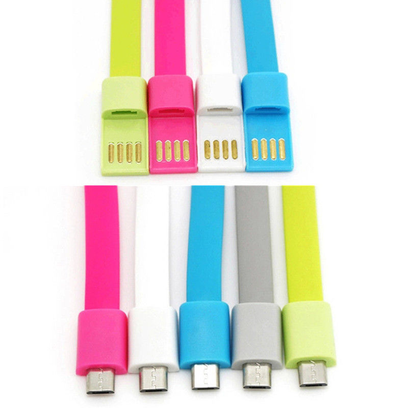 8 Pin/Micro USB To USB Cable Bracelet Charger Data Sync Cord For Samsung iPhone6 gallery