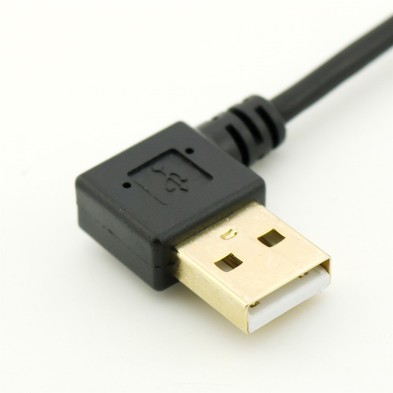 Type C Male Right angled to USB 2.0 A Male Left angled charging Sync Data Cable gallery
