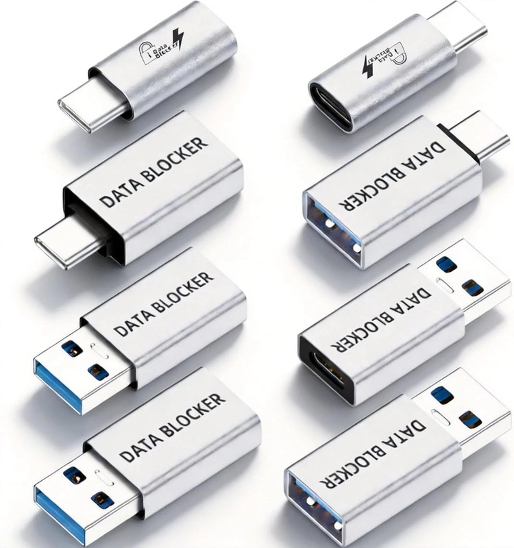 USB Data Blocker & USB C Data Blocker, Type A & Type C Data Blocker Only for Cha