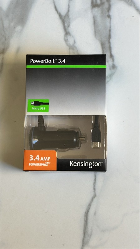 New Kensington PowerBolt 3.4 Car Charger Micro USB, USB-C, & Adapter for Iphone gallery