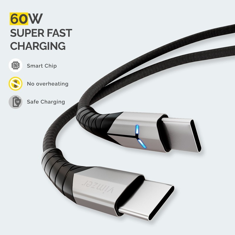 USB C to USB C Fast Charger Cable for Google Pixel 8 9 Pro Motorola Moto G Power gallery