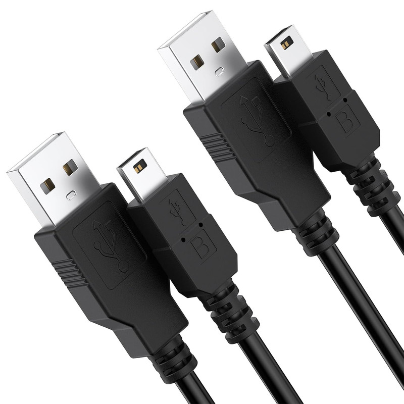 USB Cables 3.3ft for PS3 Controller Charger Pack, Compatible with Sony PS3 Slim