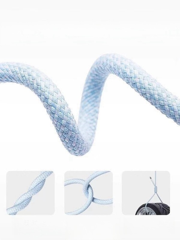 NEW 1 PCS (BLUE )Braided C Type-C Fast Charging Data SYNC Charger Cable Cord gallery