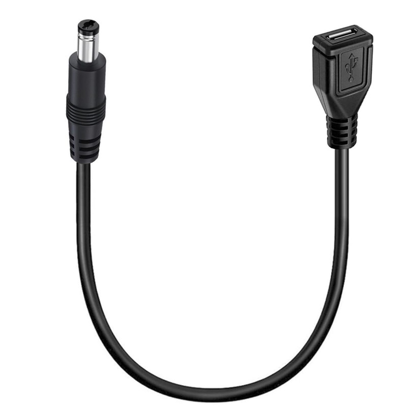 0.2M 3A DC 5.5x2.5mm Male To Micro USB 5 Pin Female Power Extension Cable gallery