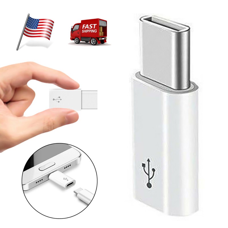 USB-C USB 3.1 Type C Male to Micro USB Female Adapter Converter Connector Lot gallery