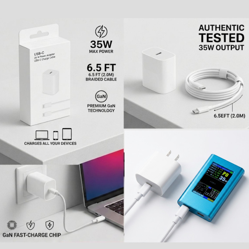 Original USB-C Fast Charger For iPhone 17 16 15 14 Pro Max Type C Cable 6 ft gallery