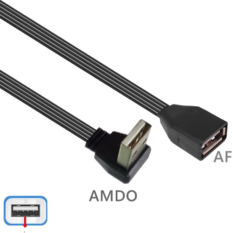 5-100cm USB 2.0 to USB 2.0 Conversion Cable Power Supply Wire Support 480Mbps gallery