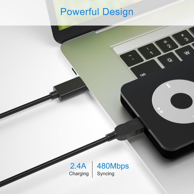 USB-C to Mini USB Cable,Type-C Mini-B Charging Cord Compatible with 6ft gallery