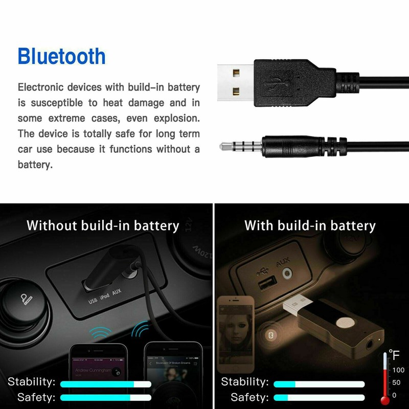3.5mm Car AUX Audio Plug Jack Male to USB 2.0 OTG Cord Converter Adapter Cable gallery
