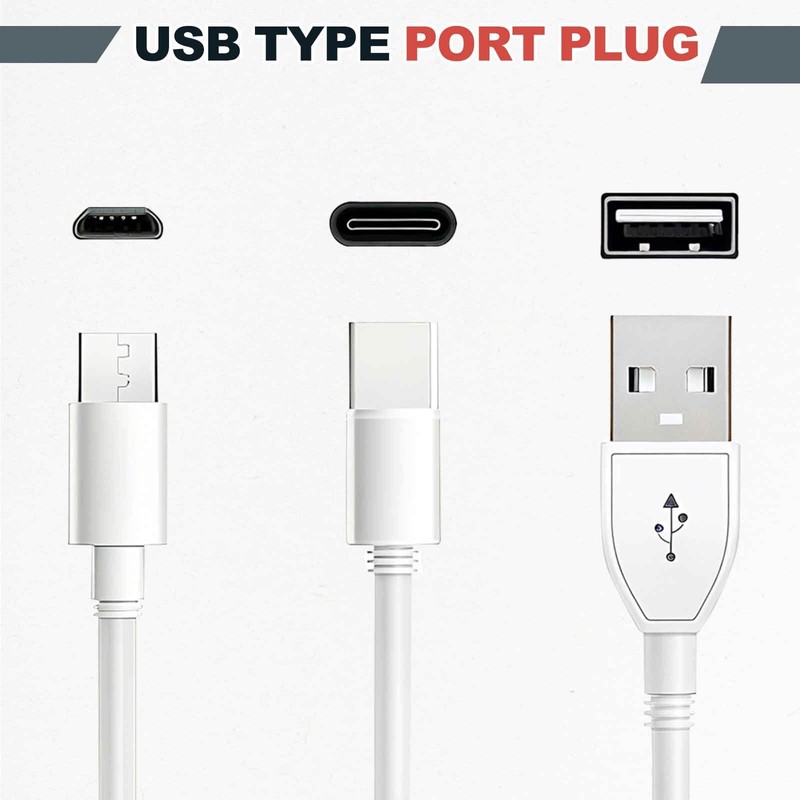 2 Pcs Multi USB Type C Male to 2 Dual Micro USB Male 2 in 1 Splitter Charging... gallery