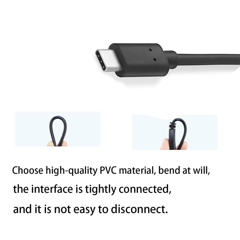 USB C 3.1 Flush Mount Extension Cable Panel Adapter Dashboard 30CM/11.8 Inch gallery
