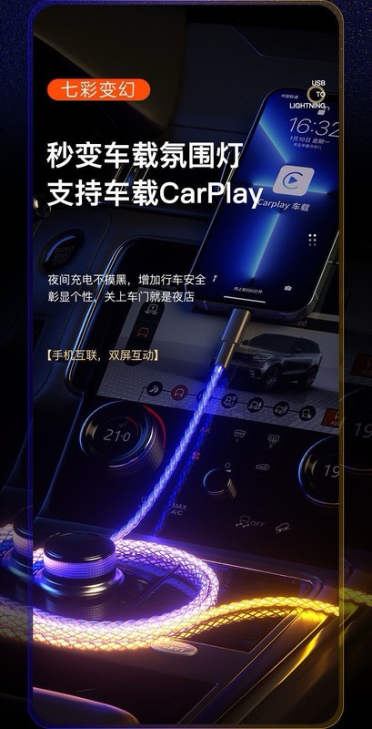 100W RGB Data&Charging Cable (Type-C to Type-C） gallery