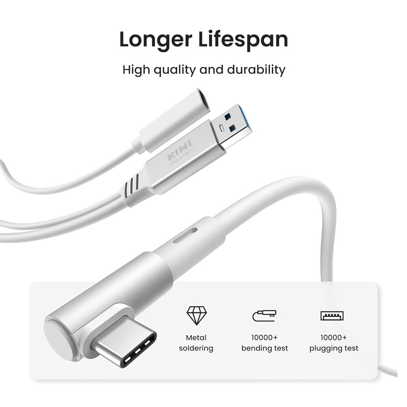 Link Cable with Charging 16FT Compatible with Meta Quest 3S/3/2/Pro/Pico 4 Acces gallery